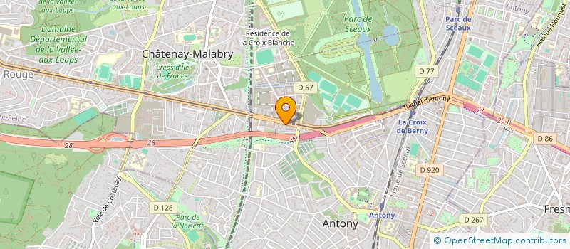localisation de l'entreprise MONSIEUR ALBERTO ANTONELLI à CHATENAY-MALABRY