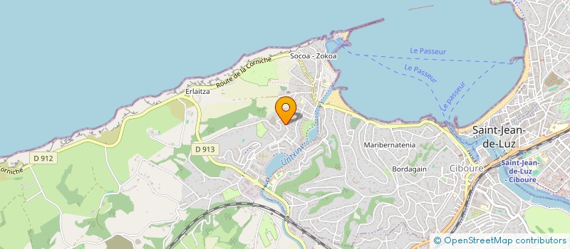 localisation de l'entreprise MONSIEUR ALBERTO ARRIAZU-AGRAMONTE  URRUGNE