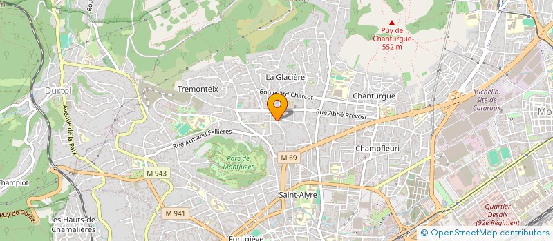 localisation de l'entreprise MONSIEUR ALBERTO AVELINO FRAZAO à CLERMONT-FERRAND