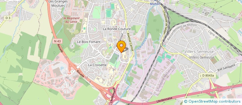 localisation de l'entreprise MONSIEUR ALBERTO BERISA  CHARLEVILLE-MEZIERES