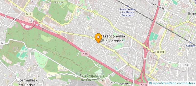 localisation de l'entreprise MONSIEUR ALBERTO CONDE  FRANCONVILLE