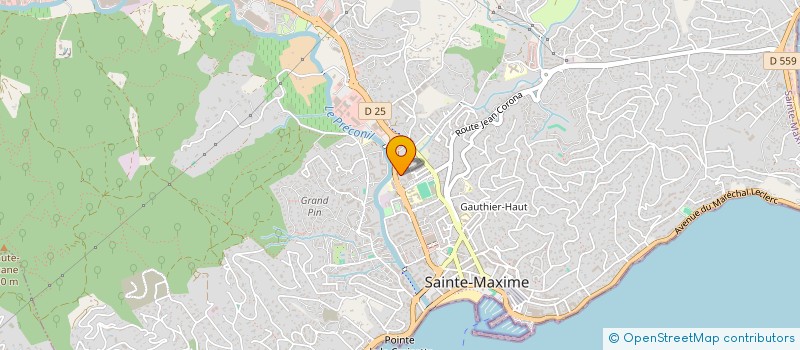 localisation de l'entreprise MONSIEUR ALBERTO DA COSTA GOMES à SAINTE-MAXIME