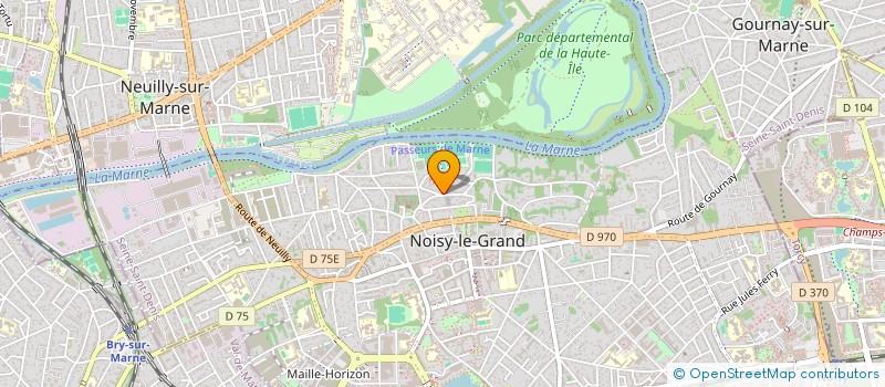 localisation de l'entreprise MONSIEUR ALBERTO DOS SANTOS à NOISY-LE-GRAND