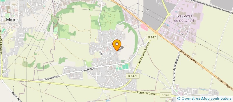 localisation de l'entreprise MONSIEUR ALBERTO DOS SANTOS  TOUSSIEU