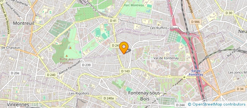 localisation de l'entreprise MONSIEUR ALBERTO FERNANDEZ MUNHOZ  FONTENAY-SOUS-BOIS