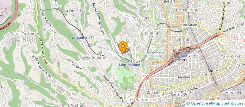 localisation de l'entreprise MONSIEUR ALBERTO GADDI à NICE