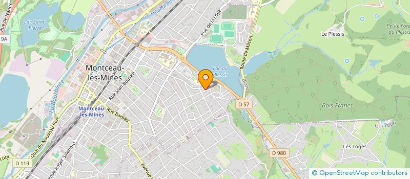 localisation de l'entreprise MONSIEUR ALBERTO GONCALVES  MONTCEAU-LES-MINES