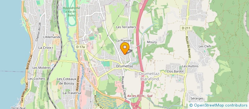 localisation de l'entreprise MONSIEUR ALBERTO LA LOGGIA  DRUMETTAZ-CLARAFOND