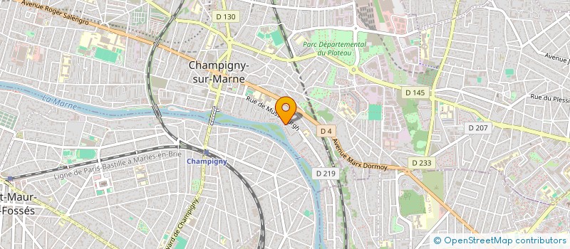 localisation de l'entreprise MONSIEUR ALBERTO LEITAO DA CUNHA à CHAMPIGNY-SUR-MARNE