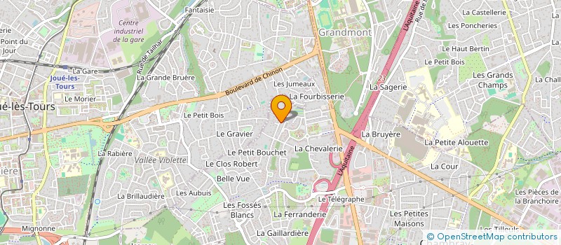 localisation de l'entreprise MONSIEUR ALBERTO MARMELO  CHAMBRAY-LES-TOURS