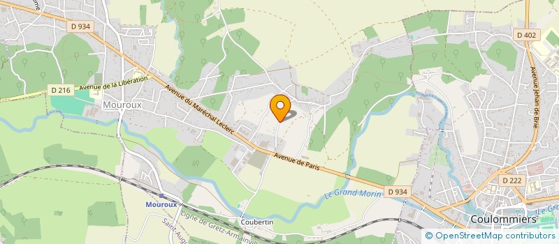 localisation de l'entreprise MONSIEUR ALBERTO MARTINS FARIA  MOUROUX