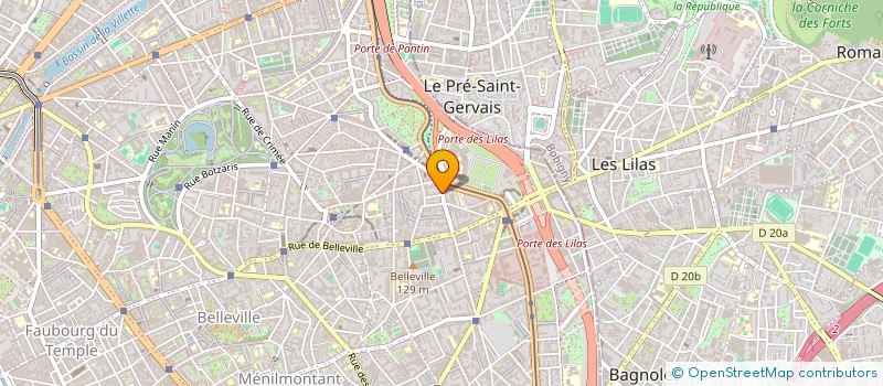 localisation de l'entreprise MONSIEUR ALBERTO MASTRACCI  PARIS