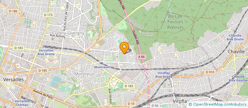 localisation de l'entreprise MONSIEUR ALBERTO MENDES à VERSAILLES