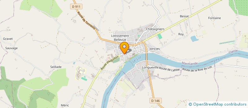 localisation de l'entreprise MONSIEUR ALBERTO MIGUEL GONCALVES COUTINHO  CLAIRAC