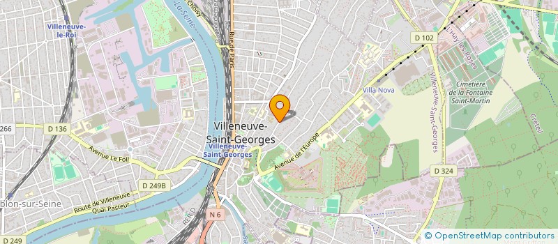 localisation de l'entreprise MONSIEUR ALBERTO MOREIRA BRITO  VILLENEUVE-SAINT-GEORGES