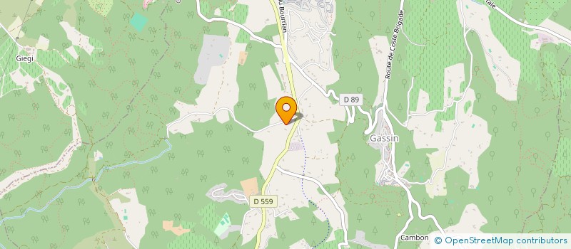 localisation de l'entreprise MONSIEUR ALBERTO MOREIRA FERREIRA  GASSIN