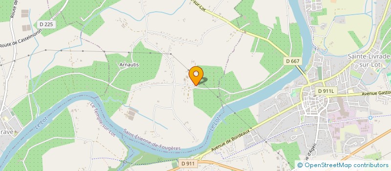 localisation de l'entreprise MONSIEUR ALBERTO MORIZUR  SAINT ETIENNE DE FOUGERES