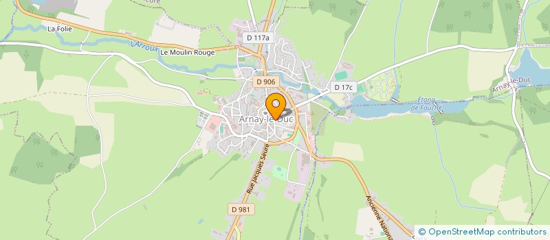 localisation de l'entreprise MONSIEUR ALBERTO NEIRA à ARNAY-LE-DUC
