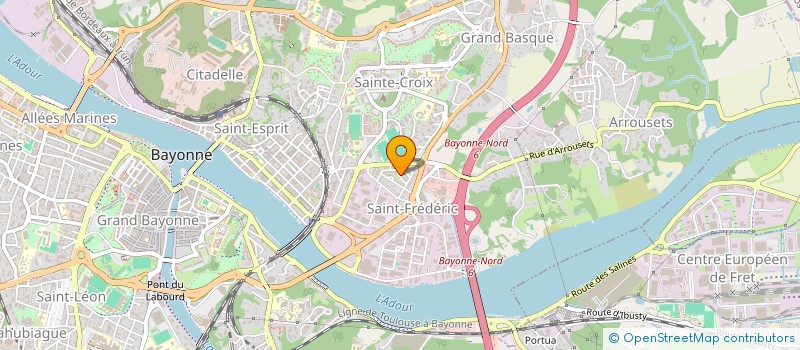 localisation de l'entreprise MONSIEUR ALBERTO OTAVALO CASTANEDA  BAYONNE