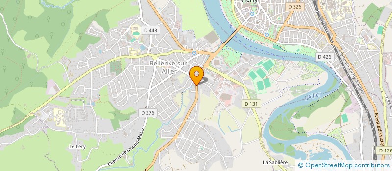 localisation de l'entreprise MONSIEUR ALBERTO PAGLIAROLI à BELLERIVE-SUR-ALLIER