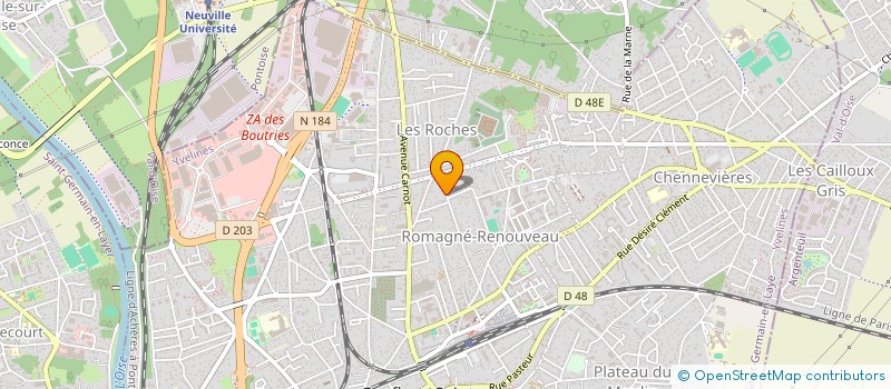 localisation de l'entreprise MONSIEUR ALBERTO PEREIRA  CONFLANS-SAINTE-HONORINE