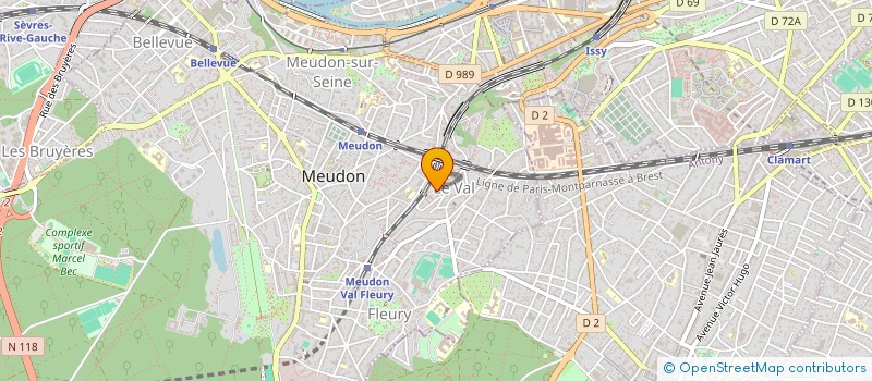 localisation de l'entreprise MONSIEUR ALBERTO PINTO à MEUDON