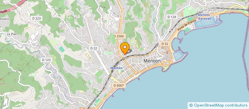 localisation de l'entreprise MONSIEUR ALBERTO RIMONDA  MENTON