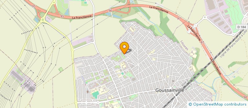 localisation de l'entreprise MONSIEUR ALBERTO ZAU  GOUSSAINVILLE