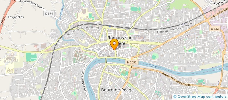 localisation de l'entreprise MONSIEUR ALBERTS OZOLS  ROMANS-SUR-ISERE