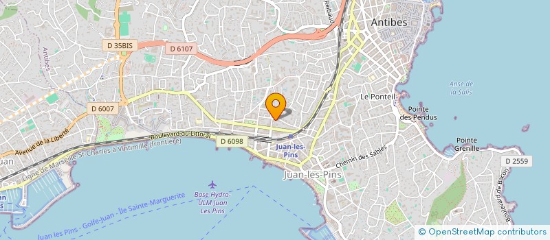 localisation de l'entreprise MONSIEUR ALBERUC SUIN  ANTIBES