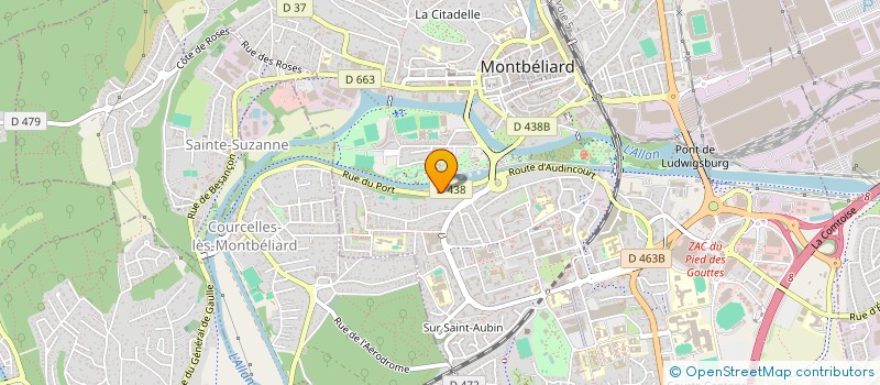 localisation de l'entreprise MONSIEUR ALBI CELA  MONTBELIARD