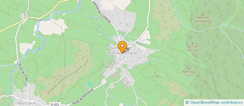 localisation de l'entreprise MONSIEUR ALBIN ABADIE  SAINT-ANDRE-DE-ROQUELONGUE