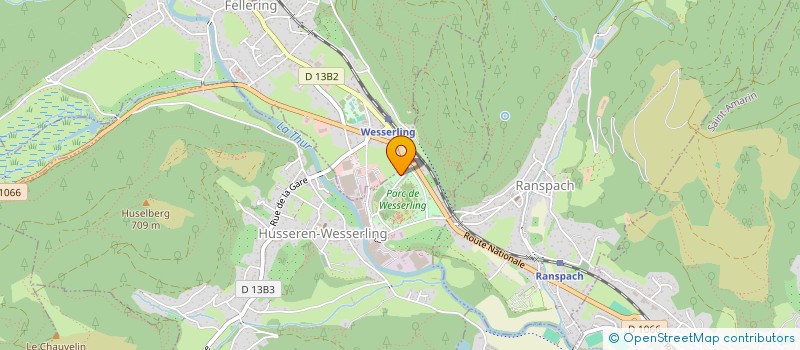 localisation de l'entreprise MONSIEUR ALBIN AVDULJAJ  HUSSEREN-WESSERLING