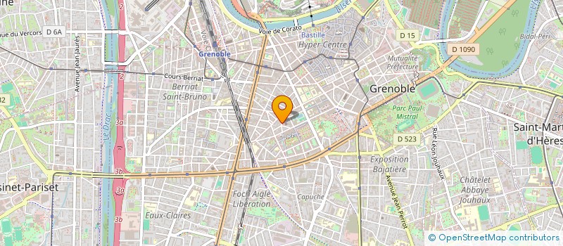 localisation de l'entreprise MONSIEUR ALBIN BETHYS  GRENOBLE