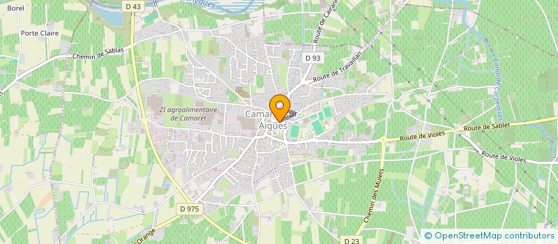 localisation de l'entreprise MONSIEUR ALBIN DAHMANI  CAMARET-SUR-AIGUES