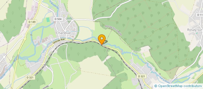 localisation de l'entreprise MONSIEUR ALBIN DELALANDRE  CHARLEVAL