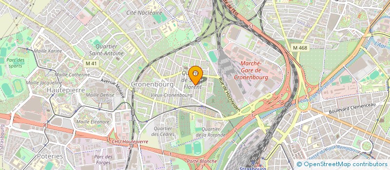 localisation de l'entreprise MONSIEUR ALBIN DEMOULIN à STRASBOURG