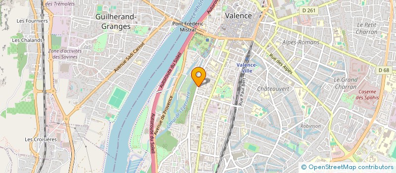 localisation de l'entreprise MONSIEUR ALBIN GALL  VALENCE