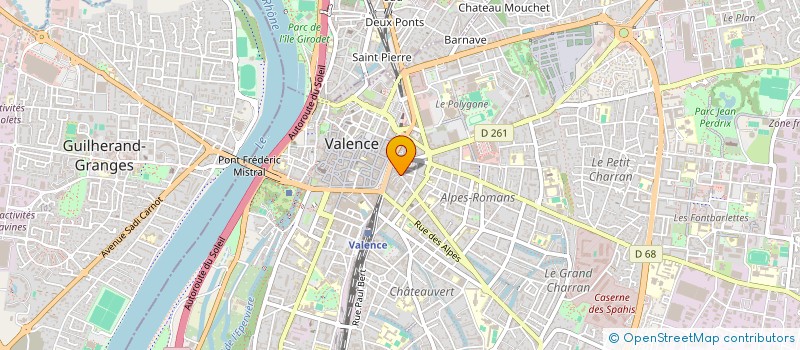 localisation de l'entreprise MONSIEUR ALBIN GRILLOT  VALENCE