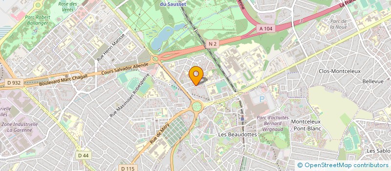localisation de l'entreprise MONSIEUR ALBIN GUZZO à AULNAY-SOUS-BOIS