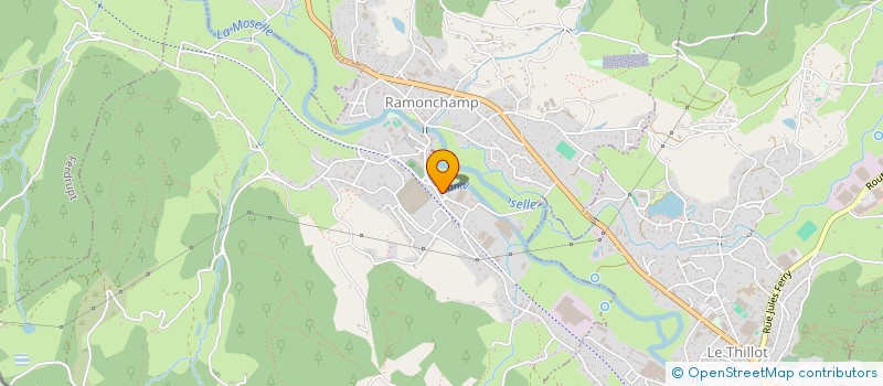 localisation de l'entreprise MONSIEUR ALBIN KABAT  RAMONCHAMP