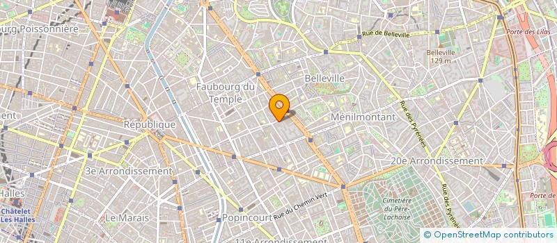 localisation de l'entreprise MONSIEUR ALBIN LAHORE  PARIS