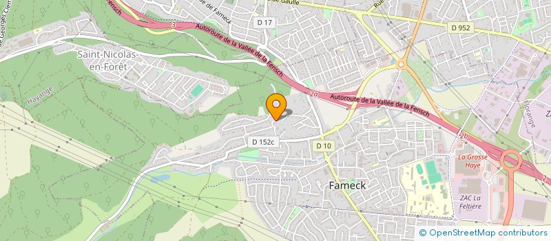 localisation de l'entreprise MONSIEUR ALBIN META  FAMECK