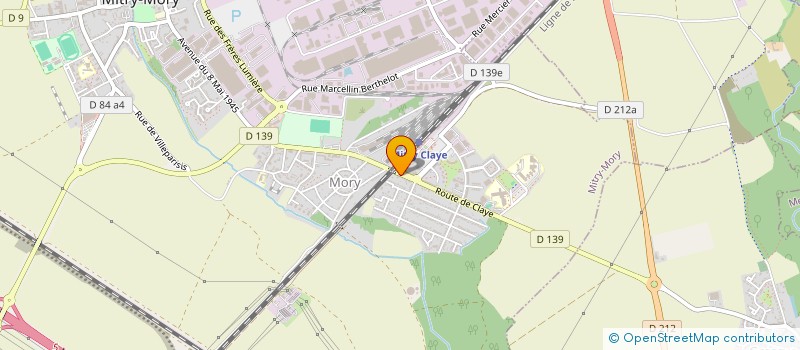 localisation de l'entreprise MONSIEUR ALBIN PARIS  MITRY-MORY