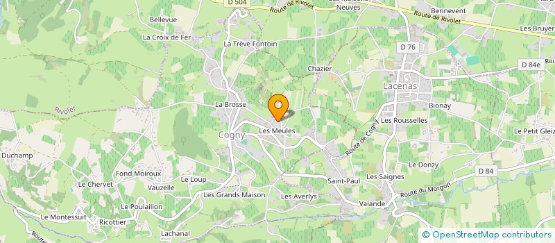 localisation de l'entreprise MONSIEUR ALBIN ROPITEAUX à PORTE-DES-PIERRES-DOREES