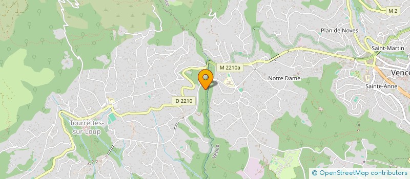localisation de l'entreprise MONSIEUR ALBINO ANGELO MARCOLLI à TOURRETTES-SUR-LOUP