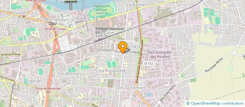 localisation de l'entreprise MONSIEUR ALBINO AZEVEDO  VAULX-EN-VELIN