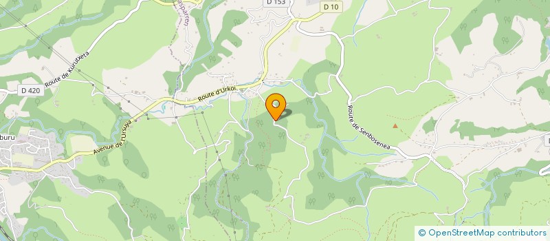 localisation de l'entreprise MONSIEUR ALBINO COUTO PEREIRA  HASPARREN