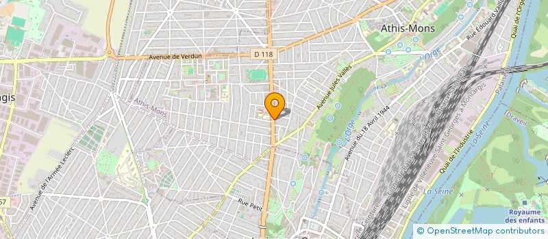 localisation de l'entreprise MONSIEUR ALBINO DA COSTA SOARES  ATHIS-MONS