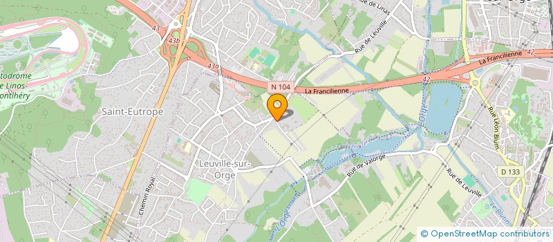 localisation de l'entreprise MONSIEUR ALBINO DE OLIVEIRA PINTO  LEUVILLE-SUR-ORGE